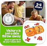 TOMY 5 Up Travel Dice Game 2-4 Players Family Fun for Kids and Adults view 2