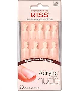 Kiss Salon Acrylic Nude Nails - Breathtaking: Amazon.ca: Beauty