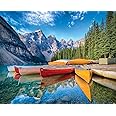 Springbok 1000 Piece Jigsaw Puzzle Calm Canoes - Made in USA