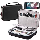 Large Capacity Carrying Case for Nintendo Switch 2 ( 2025 ),Adapter and Joy-Con Storage Switch 2 Travel Case, Portable Hard Travel Bag for Switch 2 Console & Accessories, 24 Game Card Slots (Black)