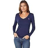 U.S. Polo Assn. Juniors' Ribbed V-Neck T-Shirt