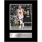 iconic pics Stephen Curry Print Signed Mounted Photo Display Printed Autograph
