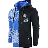SCREENSHOT Mens Urban Premium Fleece Hoodie - Animation Cartoon Character Embroidery Patch Gel Print Hooded Sweatshirt