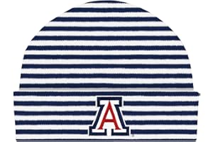 Creative Knitwear College Baby Striped Knit Cap - Team Logo, Multiple Colors for Baby Boys & Girls, (0-3 Months)