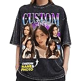 NAZENTI Custom Valentine Shirt Gifts for Boyfriend, Customized Bootleg Rap Tee