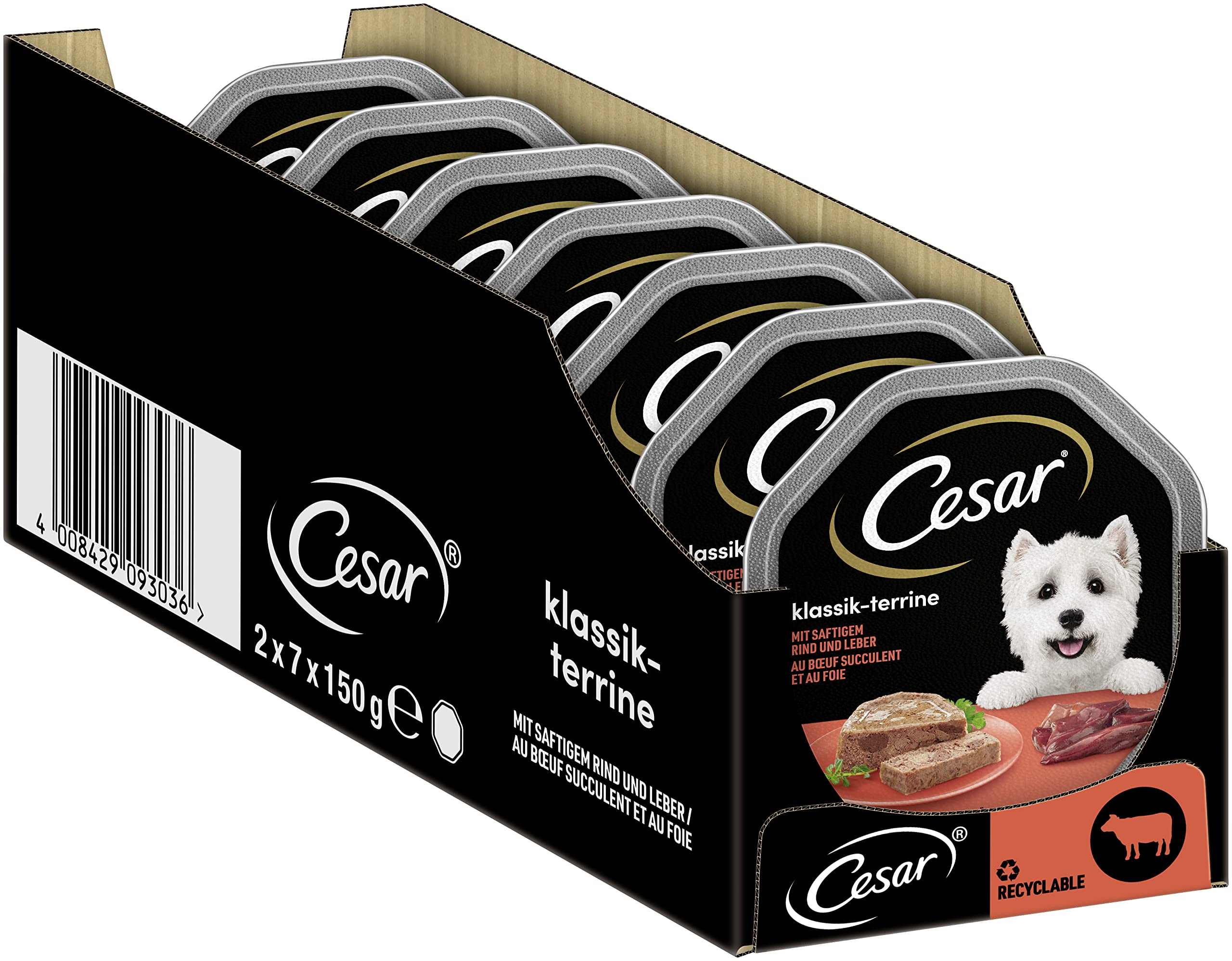 Cesar Dog Food Wet Food Classic 14 Bowls (14 x 150g)