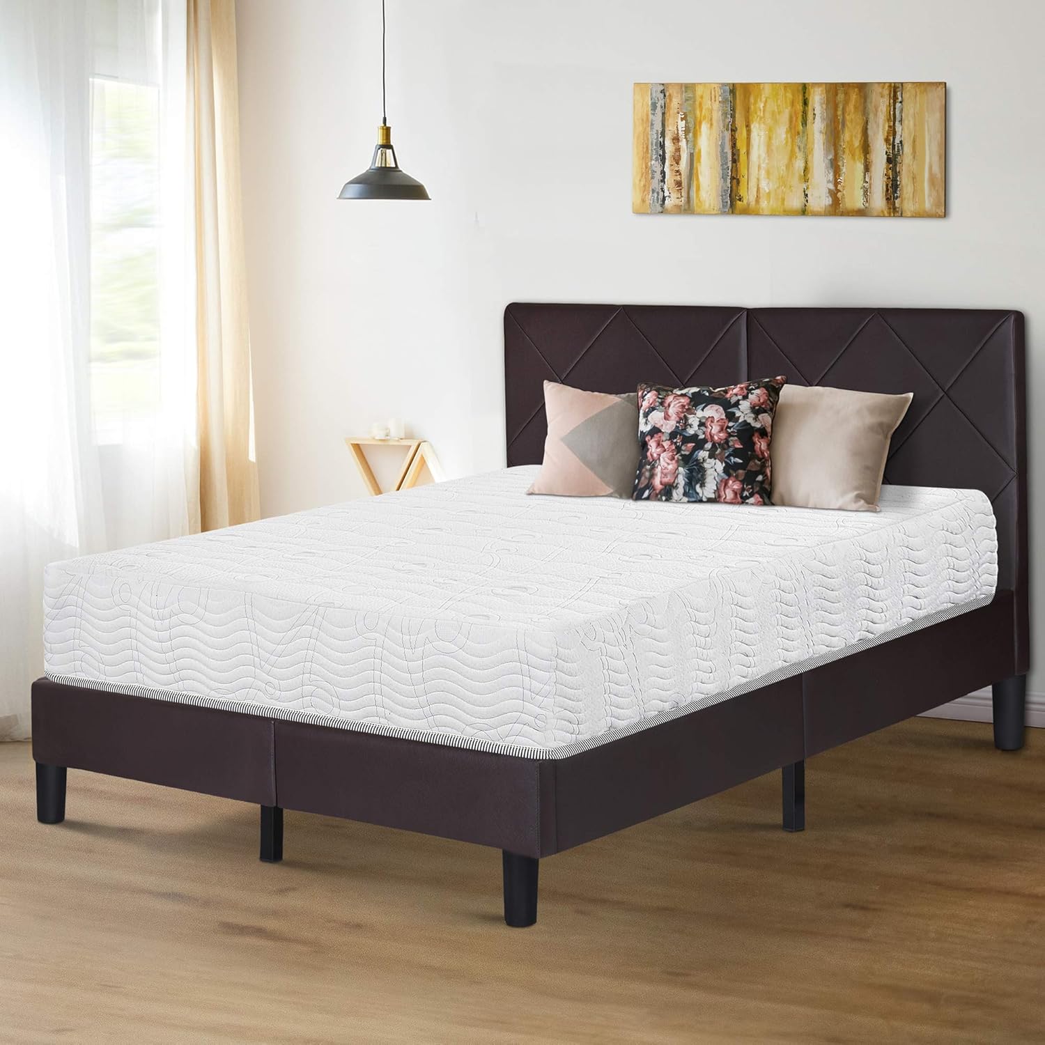 Olee Sleep 10 inch Omega Hybrid Gel Infused Memory Foam and Pocket