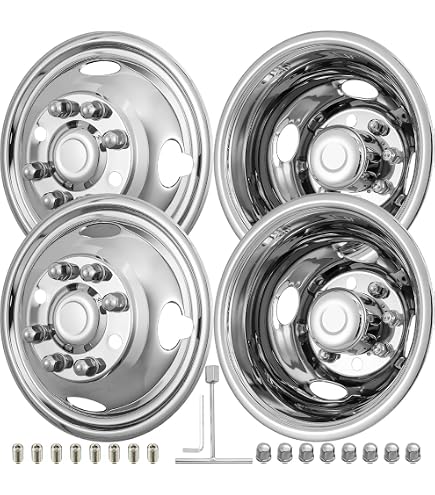 Amazon.com: Vision 181 Hauler Dually Rear 19.5x6.75 8x200 Machined