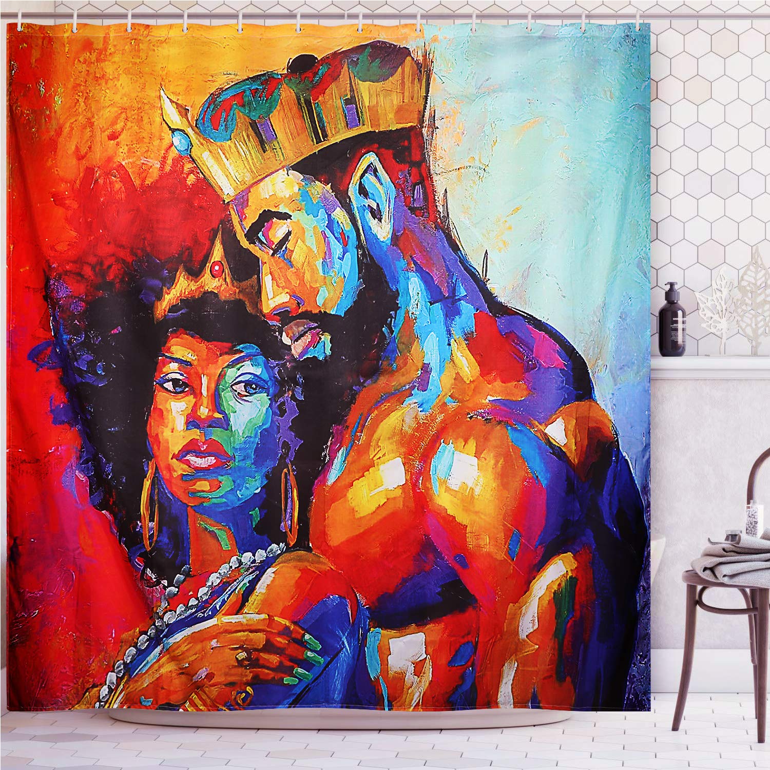 Flymall Shower Curtain Set