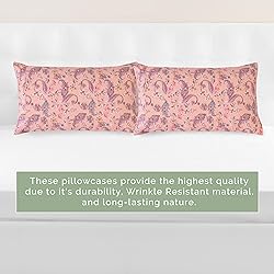 Elegant Comfort Ultra Soft Set of 2 Floral Print