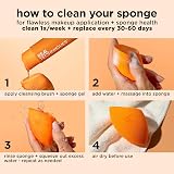 Real Techniques Miracle Complexion Sponge with Travel Case Latex-Free Vegan view 9
