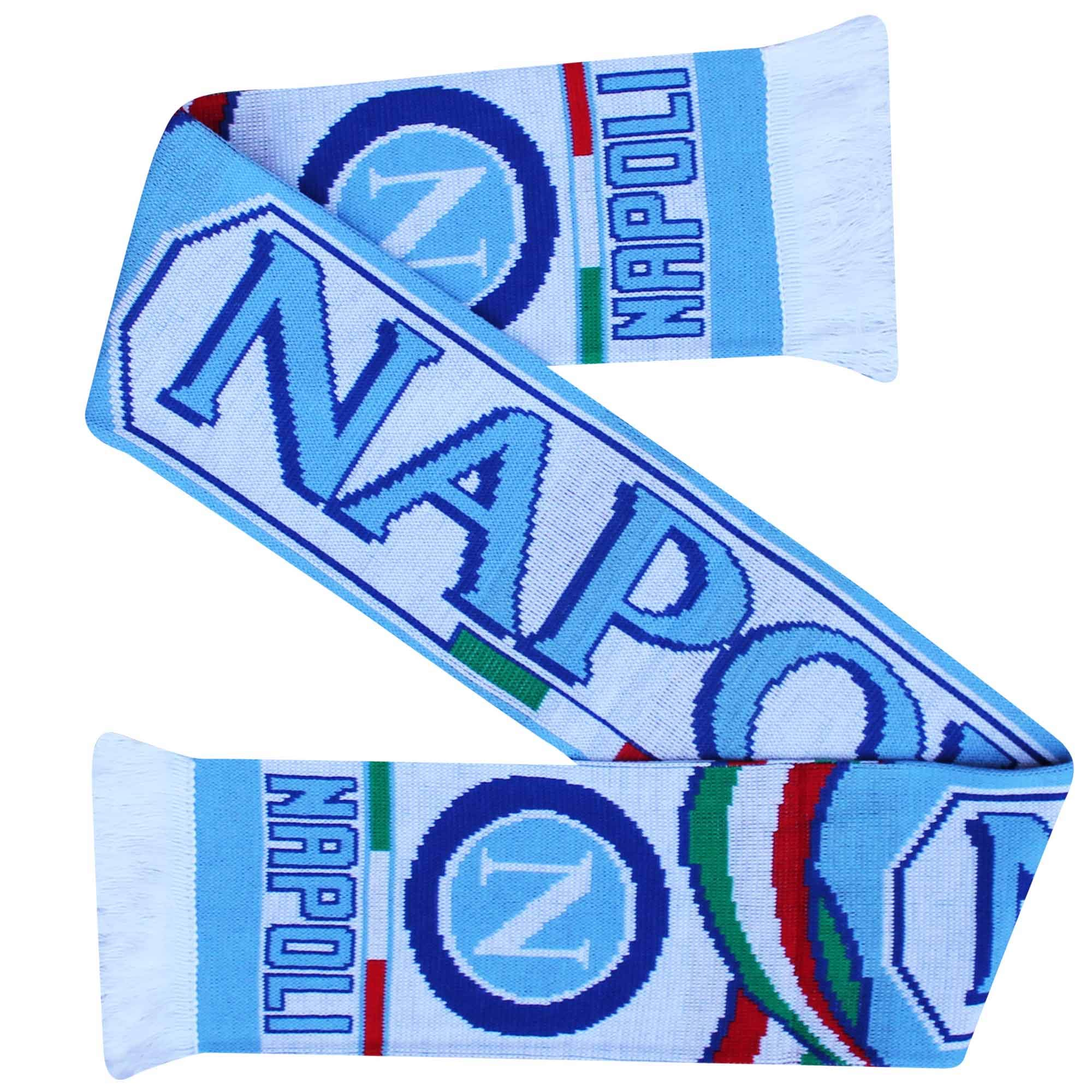 Napoli SSC Serie A Football Crest Fans Souvenir Scarf (100% Acrylic)