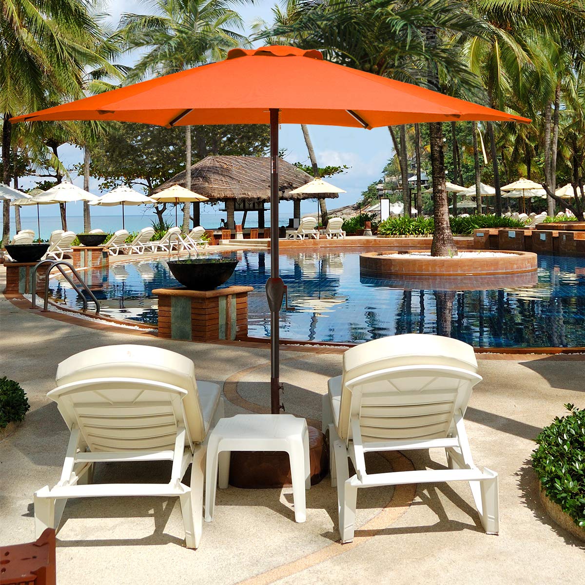 Muchenghy Patio Market Umbrellas 9ft Uv Buy Online In Pakistan At Desertcart