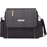 Petunia Pickle Bottom Boxy Backpack Deluxe, Diaper Bag for Parents, Stylish Baby Bag, Spacious Backpack, On-The-Go Moms, Carbon Cable Stitch