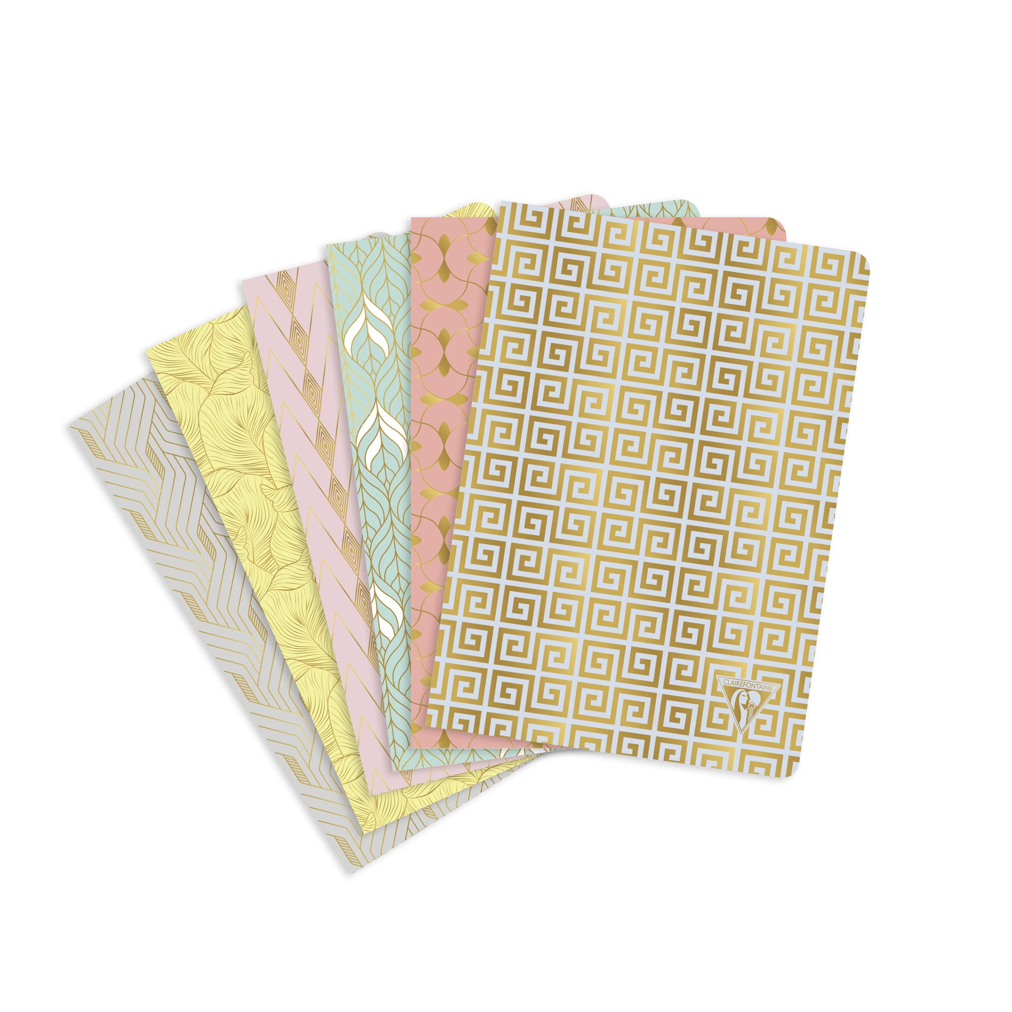 Neo Deco "Spring-Summer Collection" textile stitching notebook 14.8x21cm 96p lined - random colour