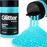 Hemway Baby Blue Iridescent Glitter Shaker 130g Microfine Resin Epoxy view 1