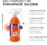 Gyeon Q2M WetCoat Hydrophobic Booster 500ml Car Ceramic Coating Spray view 2