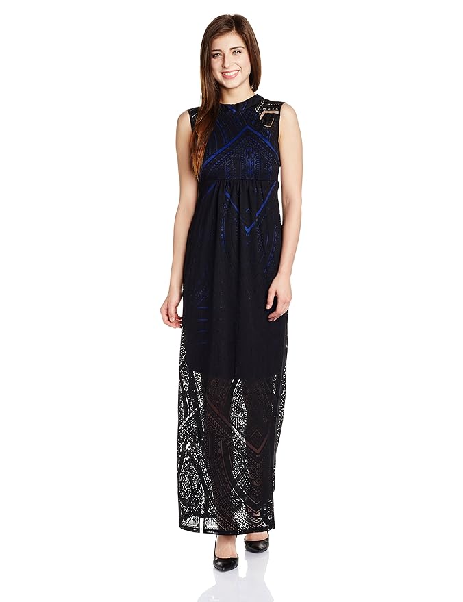 Buy AND Synthetic ALine Dress at Amazon.in