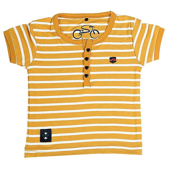 baby boy mustard yellow shirt