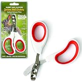 Rabbit Nail Clippers with 2 Size Safety Guide by Steel &amp; Cedar &ndash; Professional Bunny Nail Trimmer for Safe &amp; Precise Grooming &ndash; Stainless Steel Clippers for Rabbits, Guinea Pigs &amp; Small Pets