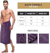 Utopia Towels 4 Piece Bath Towel Set 69x137 cm 100% Ring Spun Cotton Plum view 2