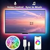 TV LED Backlights,Gosund 9.2 feet Smart LED Strip Lights Works with Alexa Google Home for 24 inch 60 inch TV,Color Changing R