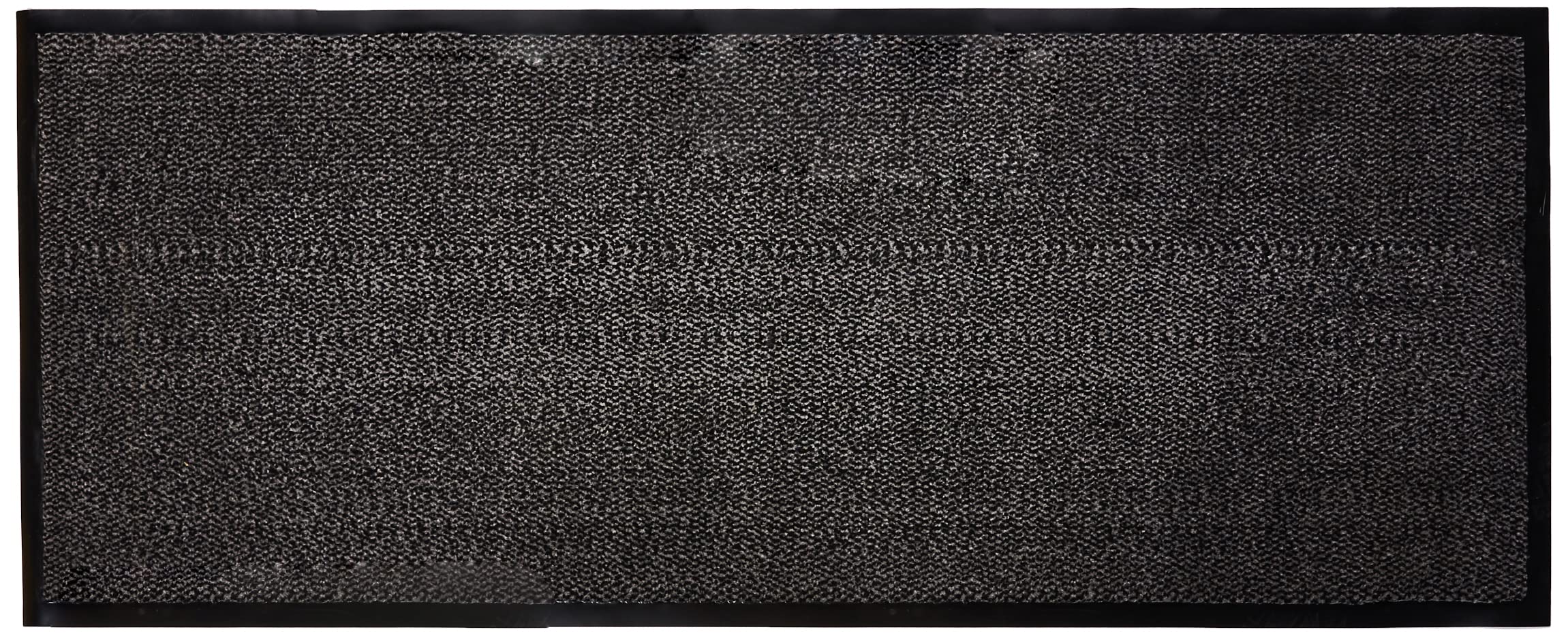 JVL Grey Black Heavy Duty Barrier Door Floor Mat, 60 x 150 cm
