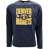 Blue 84 NBA unisex-adult Nba Officially Licensed Tri-blend Crewneck Sweatshirt Basketball Stars Team Color