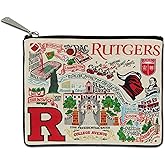 Catstudio Collegiate Zipper Pouch, Rutgers University Travel Toiletry Bag, Ideal Gift for Alumni, Makeup Bag, Dog Treat Pouch, or Travel Purse