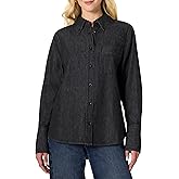 Amazon Essentials (Demi's Pick) Women's Oversized-Fit Denim Button-Down Shirt