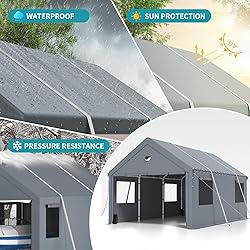 10x20FT Heavy Duty Carport Canopy,Extra Large