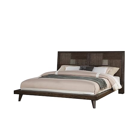 Emerald Home Furnishings Millenium Bed Bedroom Collection King Weathered Oak