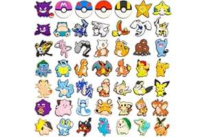 JoliR Design Anime Shoe Charm Accessories Decoration - Cartoon Shoe Charm for Clog，Animation Charms Accessory for Shoe and Bracelet Wristband，Shoe Charms Party Gifts for Men, Women