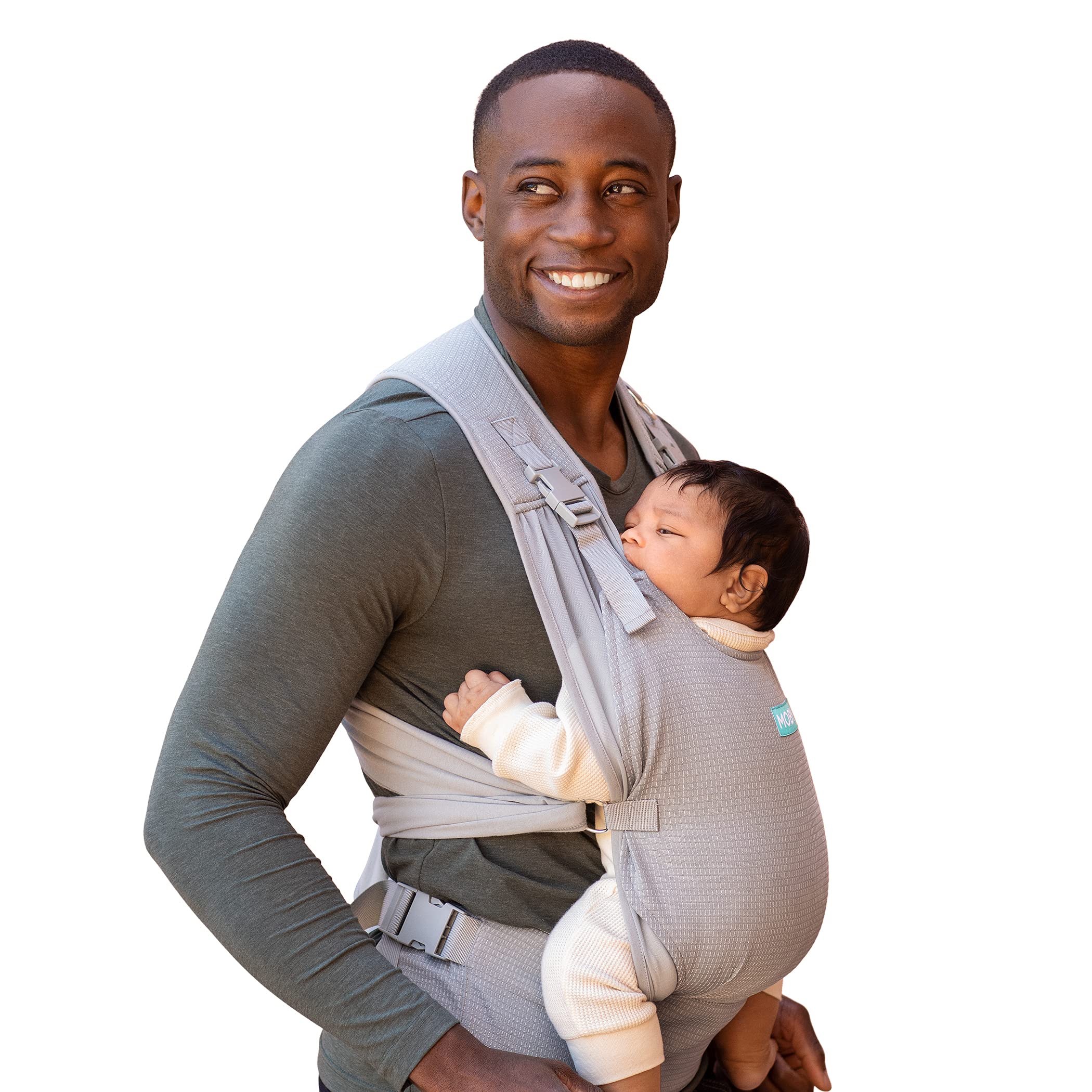 Moby Ultralight Hybrid Cloud Baby Carrier | Baby Carrier for Mothers, Dads & Caregivers | Newborn - Baby Carrier | Baby Carrier for Baby Up to 15kg | Lightweight | Machine Washable | Whisper