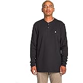 Volcom Men's Russel Long Sleeve Henley Thermal Shirt