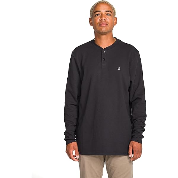 ロージーモンスター　クールヴェール　カットソー Volcom Men's Nunez Long Sleeve Thermal Shirt, Agave, Small