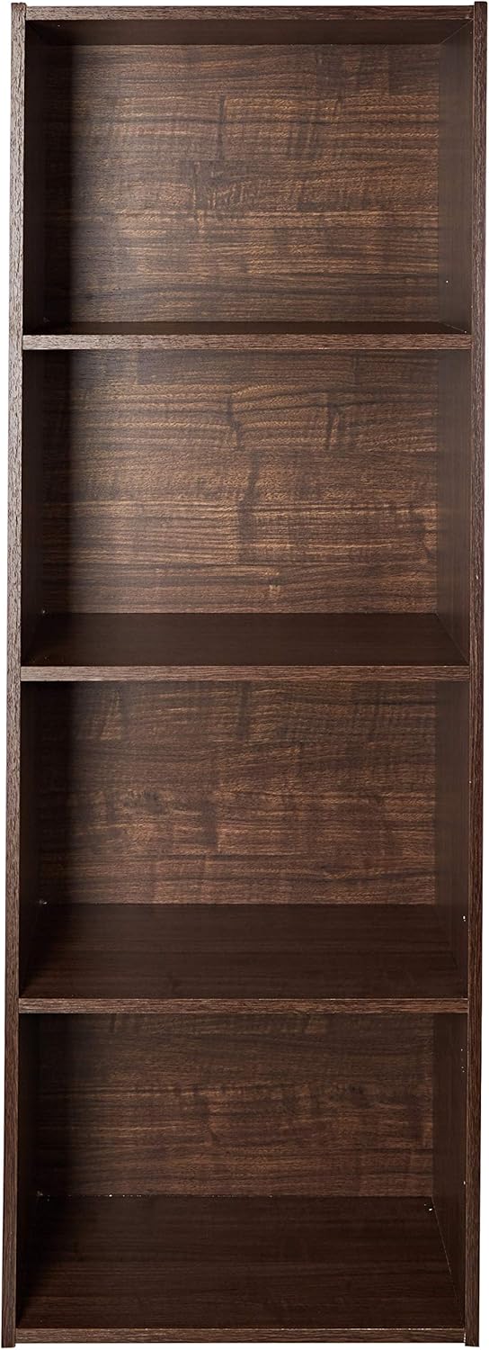 Brand Amazon, Movian, 4 Compartment Storage Shelf/Shelving Unit/Wooden