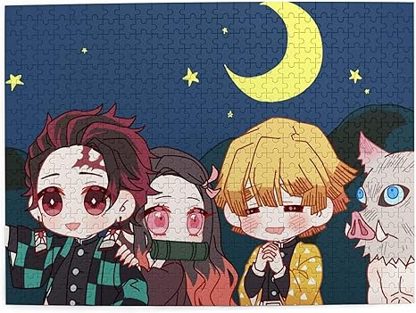 Amazon 500ピース ジグソーパズル 鬼滅の刃 ジグソーパズル きめつのやいば 鬼殺隊 大人用 子供用 木製 チャレンジングファミリーゲーム 52 2cm 38 5cm ジグソーパズル ホビー