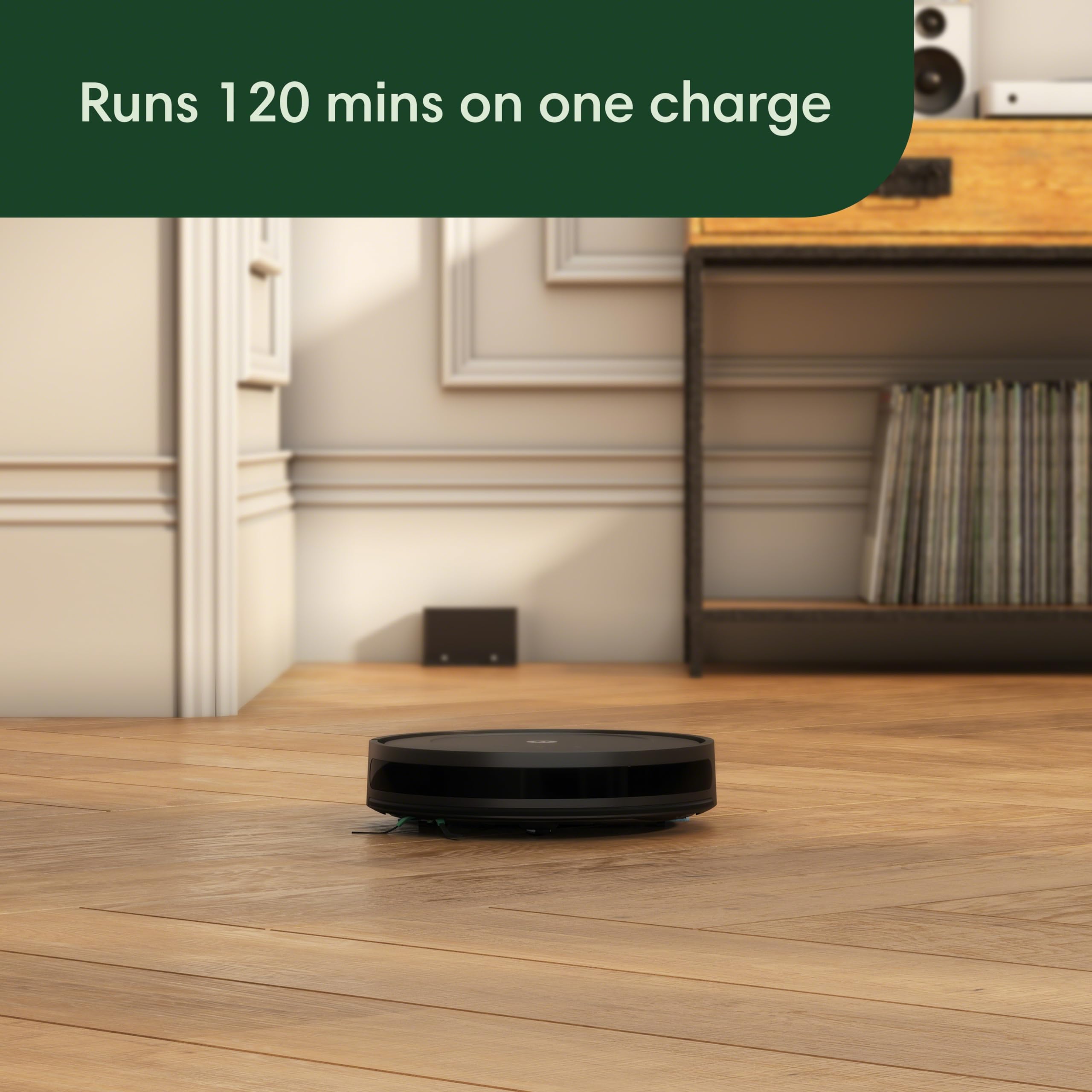 iRobot Roomba Vac Robot Vacuum (Q0120) - Easy to use, Power-Lifting Suction, Multi-Surface Cleaning, Smart Navigation Cleans in Neat Rows, Self-Charging, Alexa - Image 7