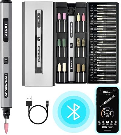 ARROWMAX SGS MAX Smart Mini Engraving Pen 42 Bits OLED Magnetic Charge