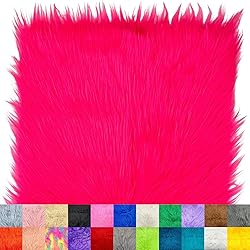 Ice Fabrics Faux Fur Fabric Squares - 14x14 Inches