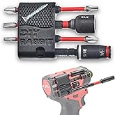 DIY Rabbit Milwaukee Bit Holder for M12 Gen 3 Fuel Impact Drivers with 7 Magnetic 1/4 Hex Bit Set Organizer. Custom Made for M12 Fuel 3453-20 & 3404-20 - M12 Tools Accessories