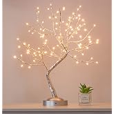 Gold Bonsai Tree Lamp With Pearl Fairy Lights – Touch Control, USB/Battery Operated – Aesthetic Bedside & Room Decor - View #8