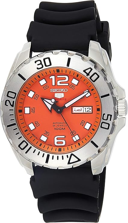 seiko 5 sports orange