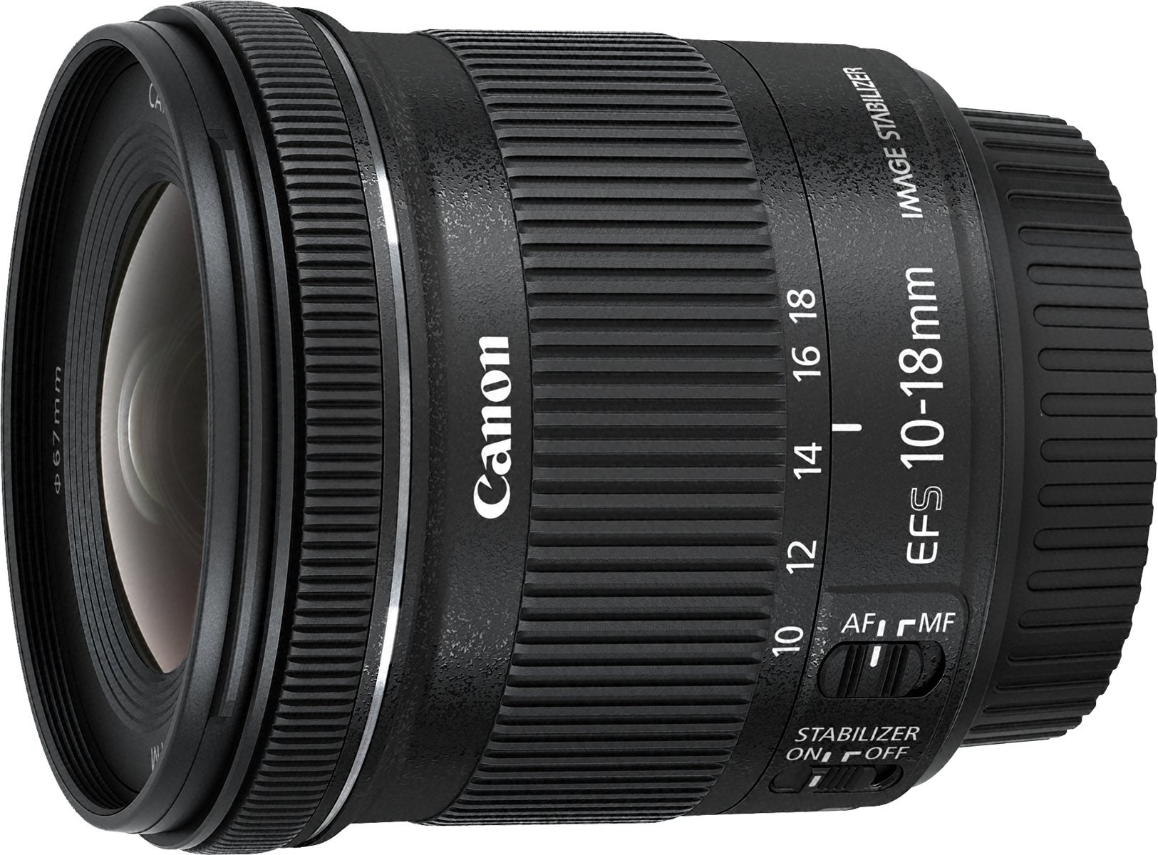 Canon EF-S 10-18 mm 1:4.5-5.6 IS STM Lens Black Certified and Renewed