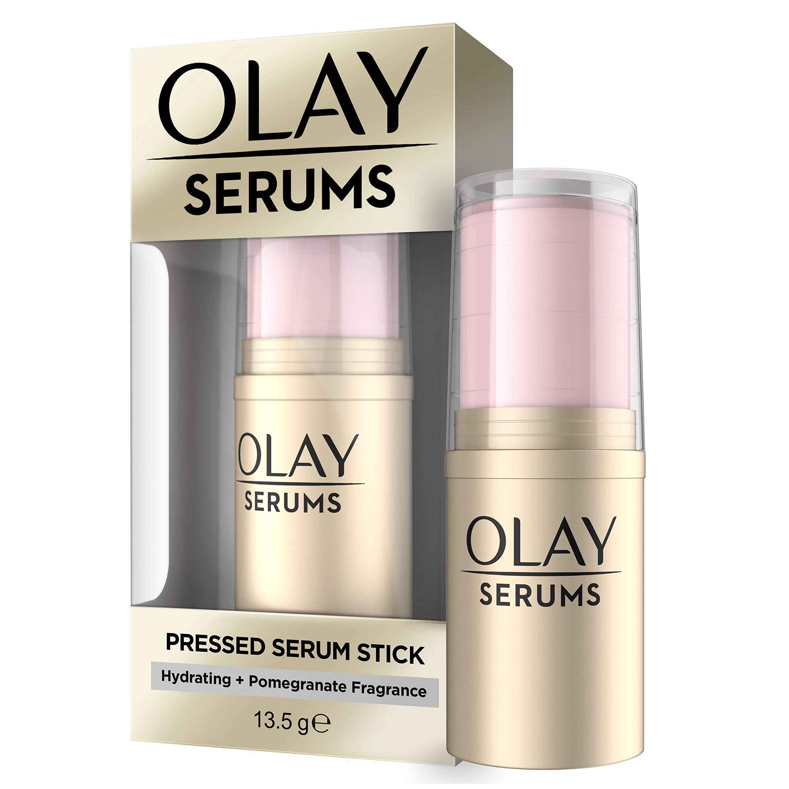 Olay Refreshing Pressed Serum Stick with Pomegranate Fragrance, 13.5 g