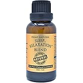 Sleep & Relaxation Essential Oil Blend 30ml/1oz - by Prime Natural - Made in USA - Pure Undiluted Therapeutic Grade - Aromath