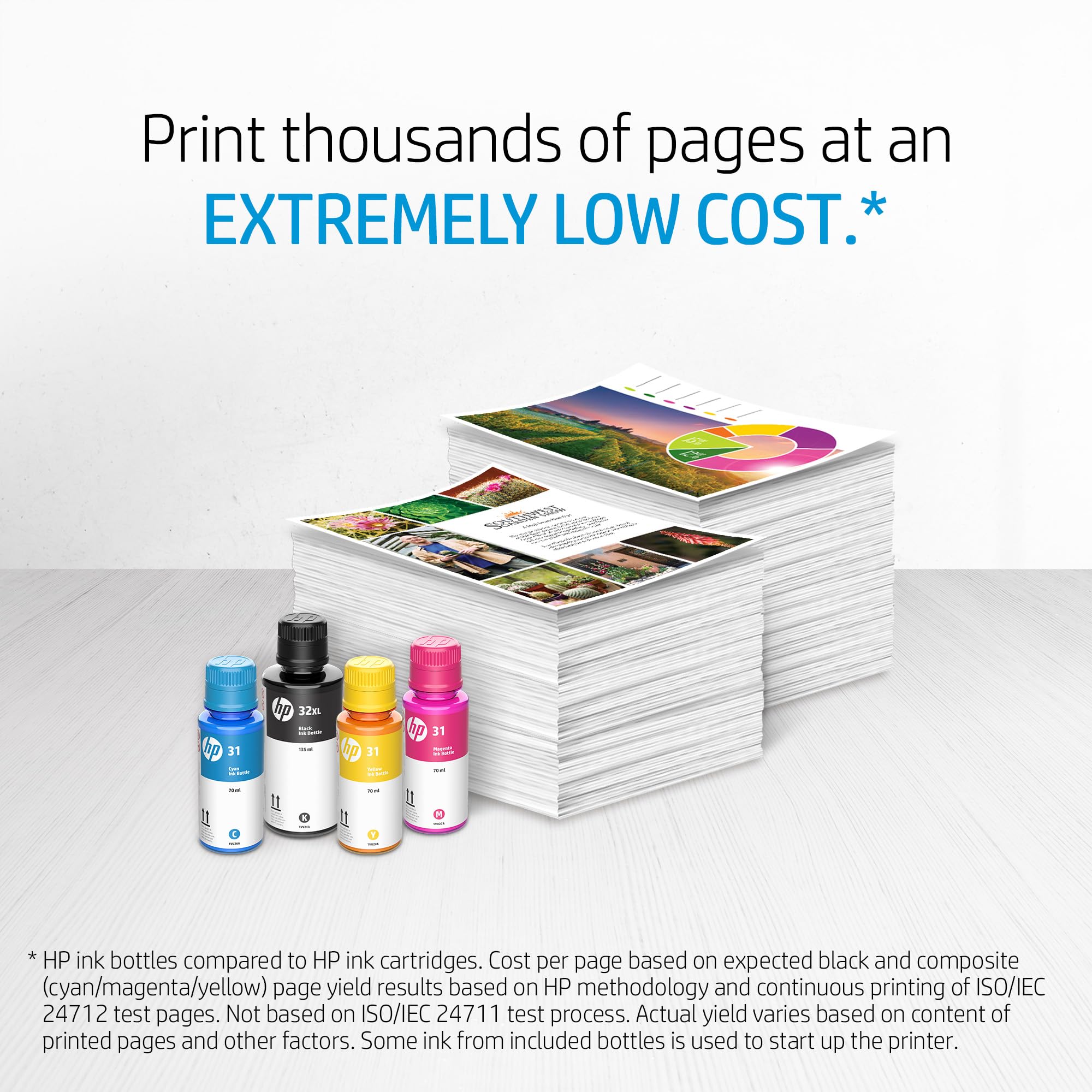 HP 32XL | Ink Bottle | Black | Up to 6000 pages per bottle| Works with HP Smart Tank Plus 651 and Smart Tank Plus 551 | 1VV24AN | Packaging May Vary