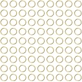 LETORIA 5MM 500PCS 14K Gold Jump Rings for Jewelry Making Non Tarnish Small Open Gold Filled Jump Rings for Necklace Earrings Bracelet Key Chains and DIY Craft