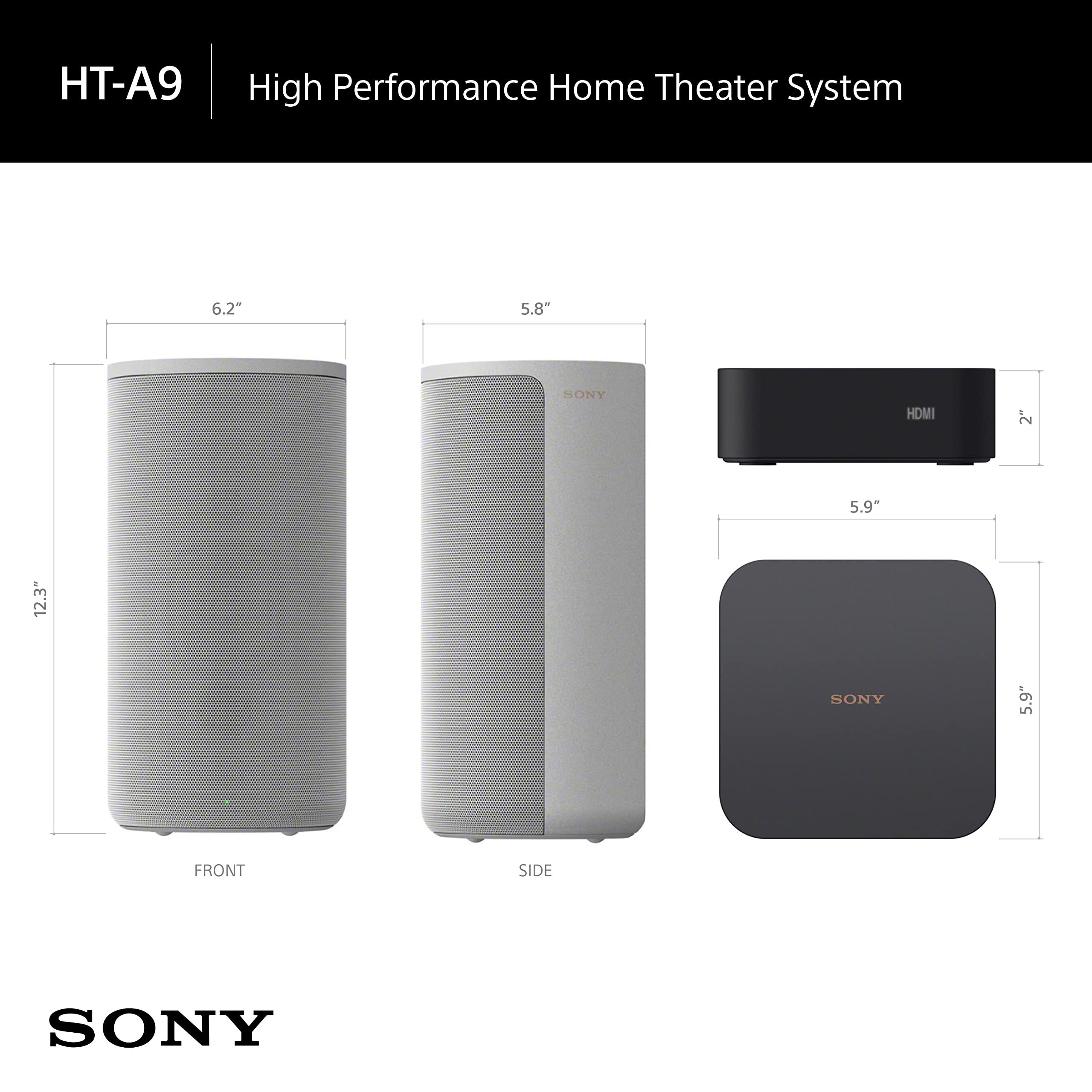 Sony HTA9 7.1.4ch High Performance Home Theater Speaker System Multi